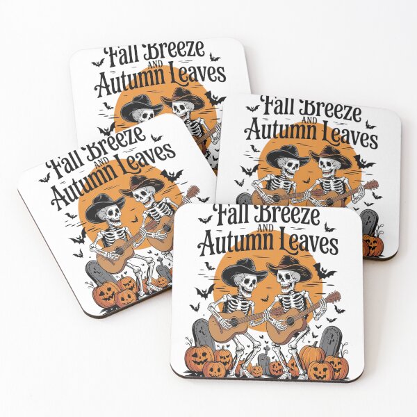 Item preview, Fall Breeze and Autumn Leaves Spooky Skeleton Fall  designed and sold by VladoZork.