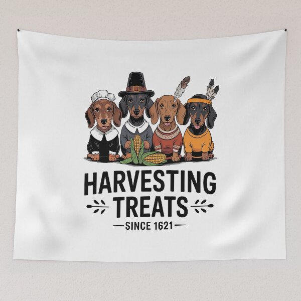Item preview, Fall Dachshund Dog Cute Dog Lover Gift First Thanksgiving Autumn designed and sold by VladoZork.
