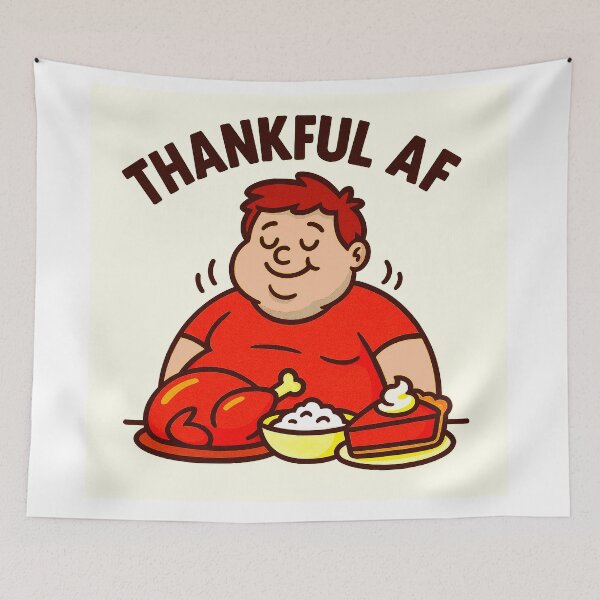 Item preview, Thankful AF  designed and sold by WheelieGdArt.