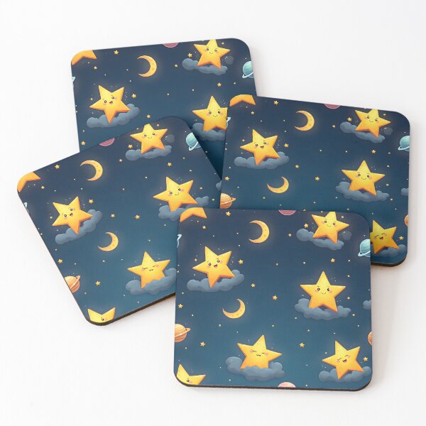 Item preview, Star and Moon Filled  Night designed and sold by BDLdesigns.