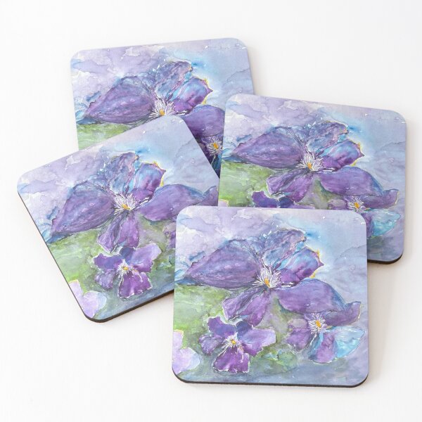 Item preview, Purple Flowers  designed and sold by jsnitchler.redbubble.com.