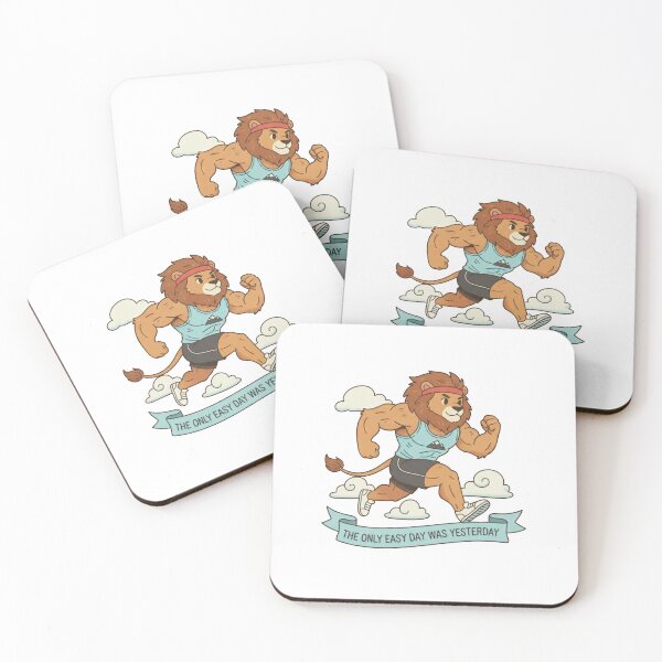 Item preview, Motivational Running Lion designed and sold by PastelPopShop.