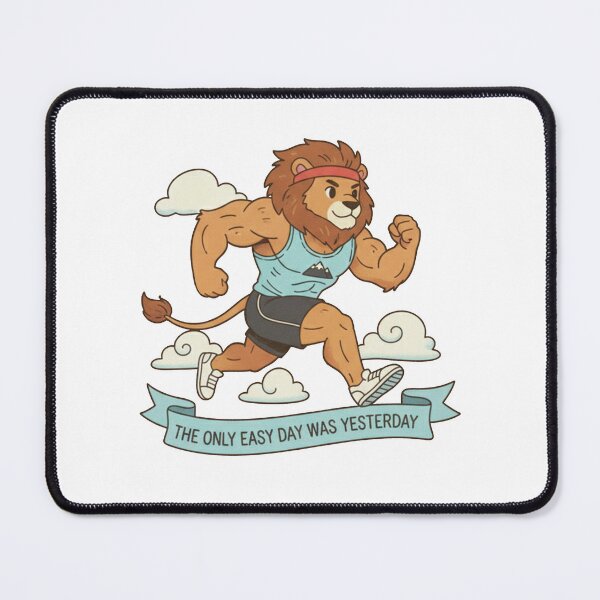 Item preview, Motivational Running Lion designed and sold by PastelPopShop.