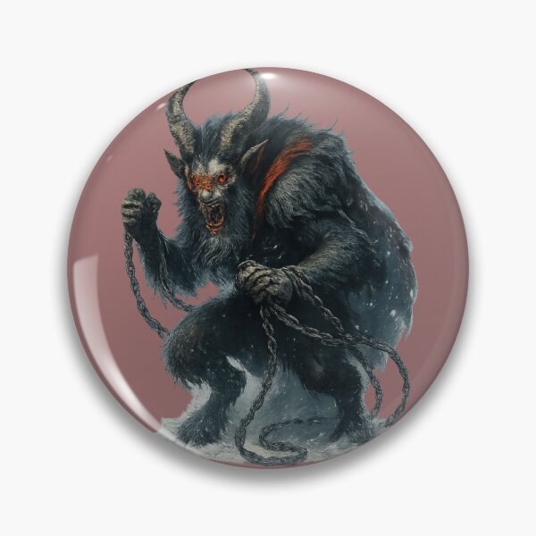 Item preview, Chains of Krampus – Mythic Creature Print for Holiday Mischief designed and sold by Artpicto.
