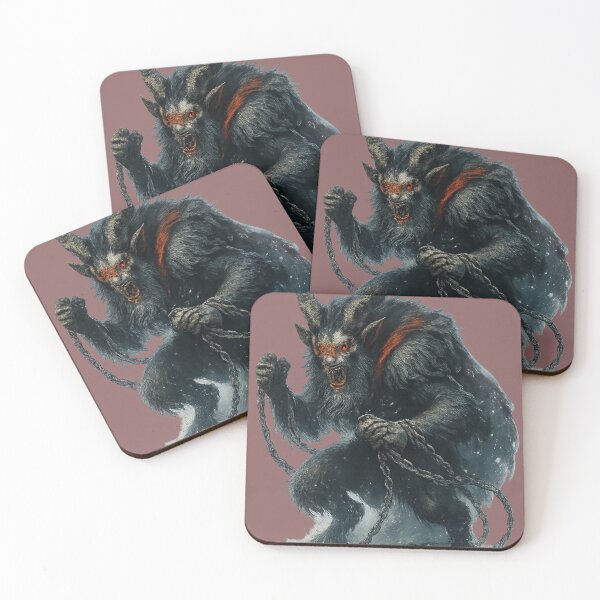 Item preview, Chains of Krampus – Mythic Creature Print for Holiday Mischief designed and sold by Artpicto.