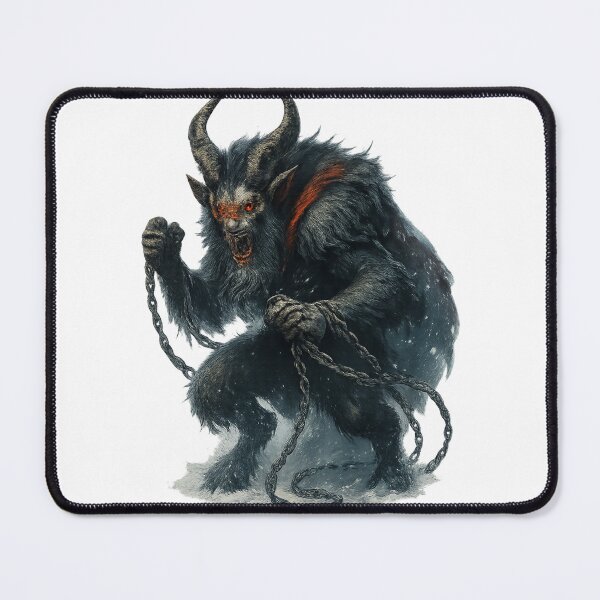 Item preview, Chains of Krampus – Mythic Creature Print for Holiday Mischief designed and sold by Artpicto.