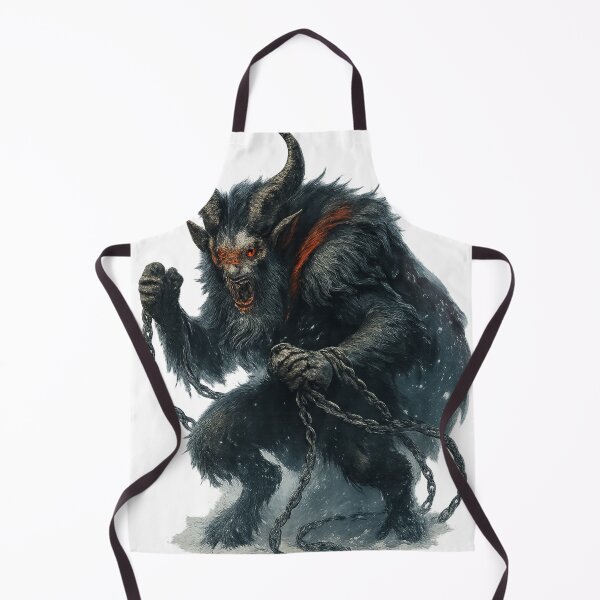 Item preview, Chains of Krampus – Mythic Creature Print for Holiday Mischief designed and sold by Artpicto.