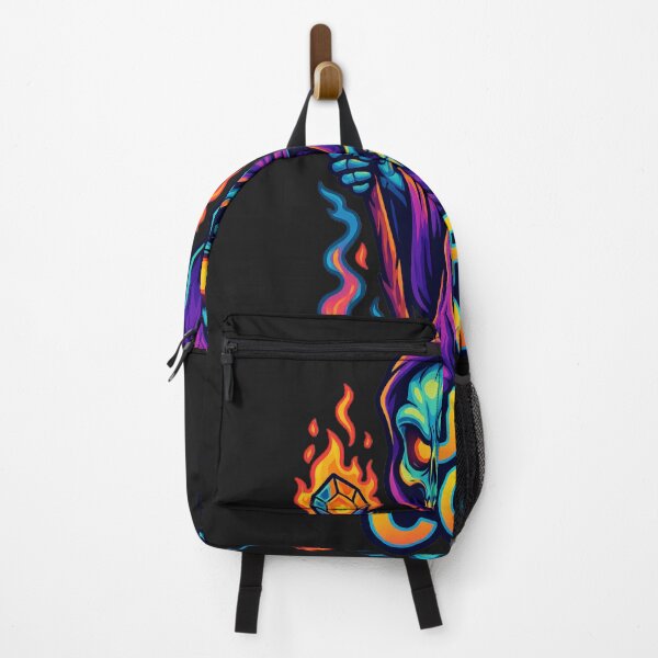 Item preview, SUPER COOL Grim Reaper Wizard – Neon Skull Cartoon designed and sold by Thaivi Design.