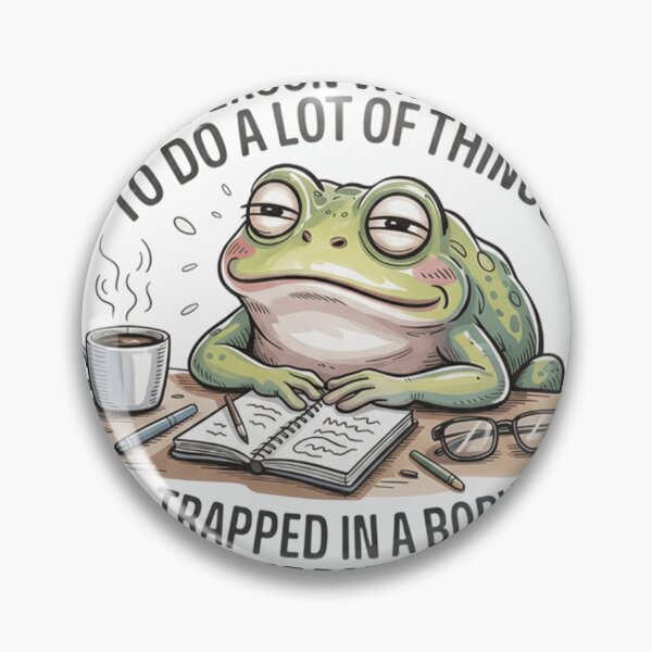 Item preview, Funny frog for lazy workers designed and sold by JossDesign15.