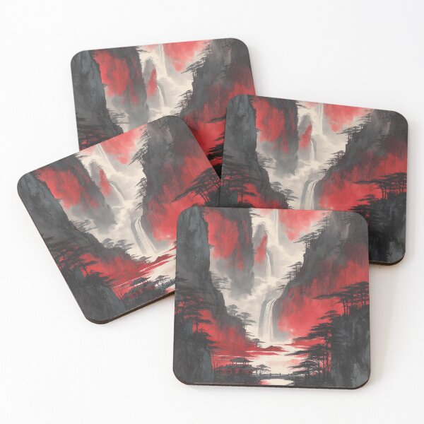 Item preview, Red Mist Valley designed and sold by ArgentoArt.
