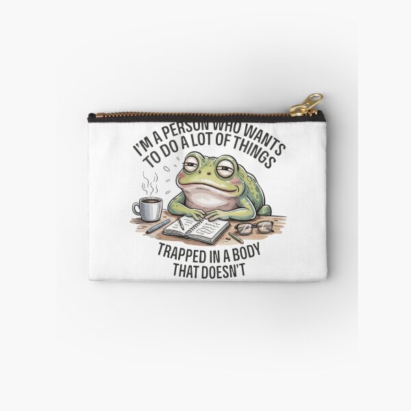 Item preview, Funny frog for lazy workers designed and sold by JossDesign15.