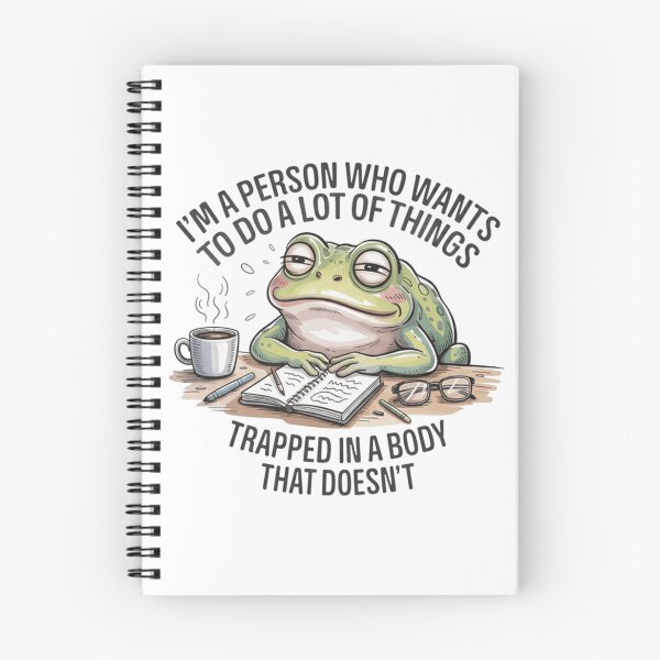 Item preview, Funny frog for lazy workers designed and sold by JossDesign15.