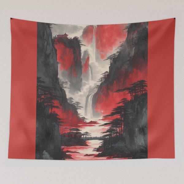 Item preview, Red Mist Valley designed and sold by ArgentoArt.
