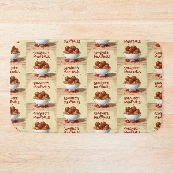 Item preview, Spaghetti And Meatballs Pop Art Collection designed and sold by SaucyFoodTruck.