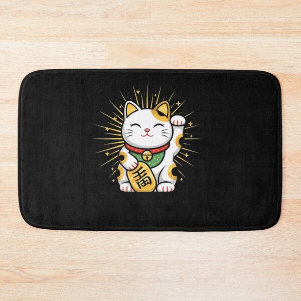 Item preview, Lucky Cat Maneki Neko Japanese Fortune Waving Charm Art  designed and sold by TalalosART.