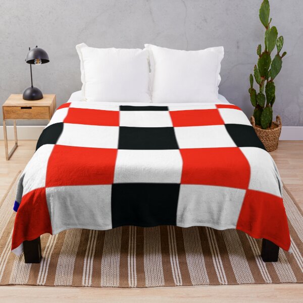 Item preview, Digital Chessboard | Red, Blue & Black Abstract Pattern designed and sold by BulletKitty82.