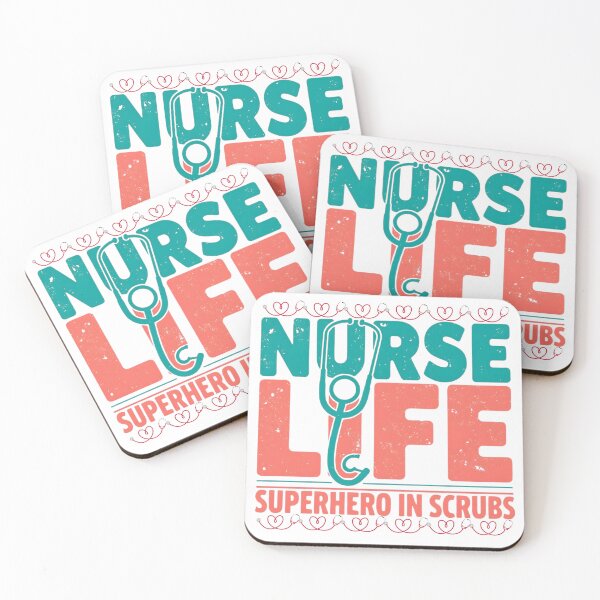 Item preview, Nurse Life Superhero in Scrubs – Funny Nurse Gift for Nursing Students, Registered Nurses & Future Nurses designed and sold by VibranPalette.