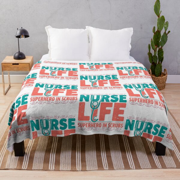 Item preview, Nurse Life Superhero in Scrubs – Funny Nurse Gift for Nursing Students, Registered Nurses & Future Nurses designed and sold by VibranPalette.