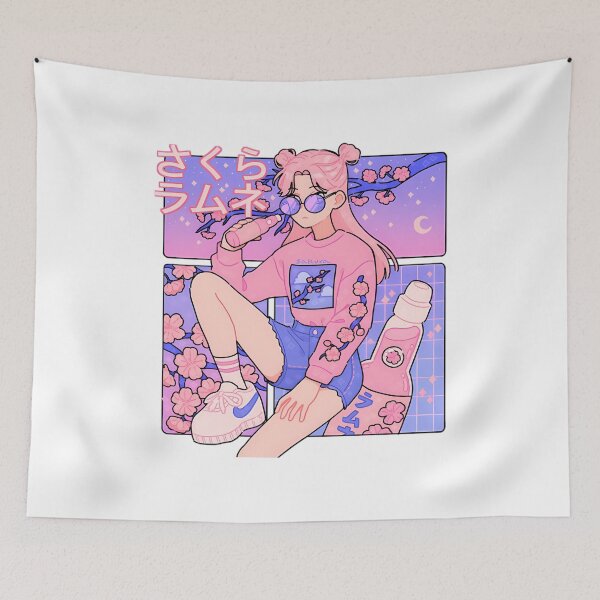 Item preview, Sakura Ramune - Cute And Cozy designed and sold by NosuriHanArt.