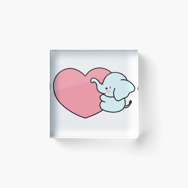 Item preview, big heart elephants designed and sold by TheHitShop1.