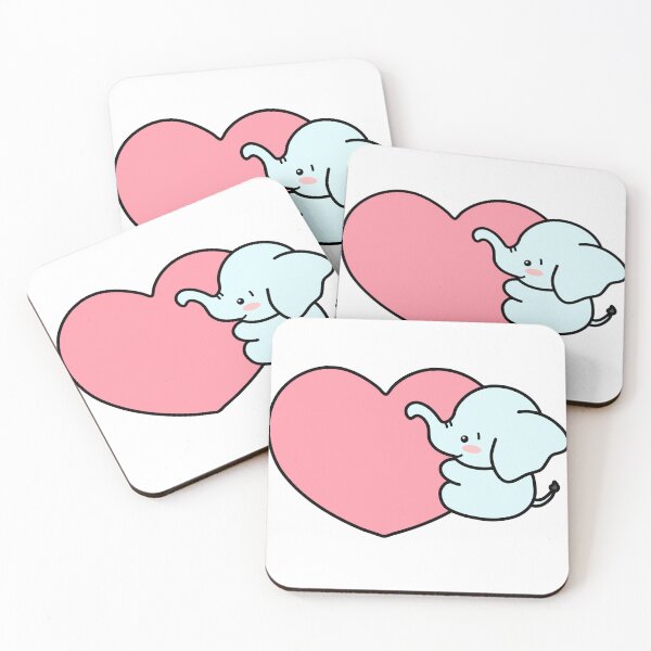 Item preview, big heart elephants designed and sold by TheHitShop1.