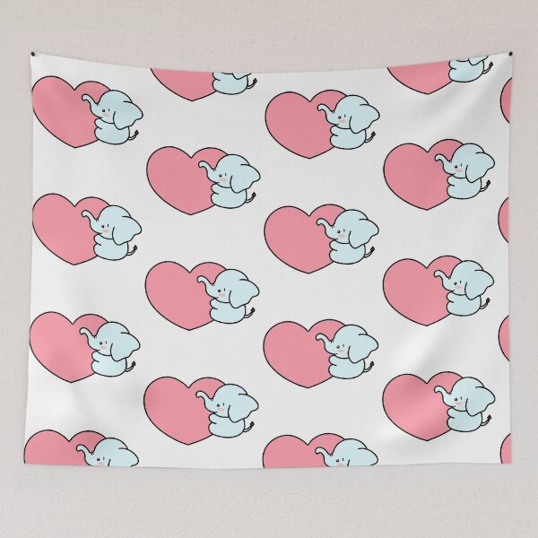 Item preview, big heart elephants designed and sold by TheHitShop1.