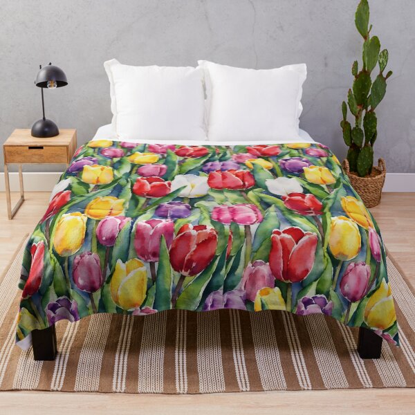 Item preview, Red Yellow Pink White, and Purple Tulips designed and sold by BDLdesigns.