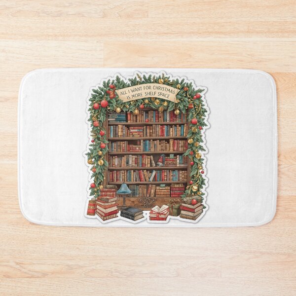 Item preview, All I Want for Christmas Is More Shelf Space designed and sold by CozyinTime.