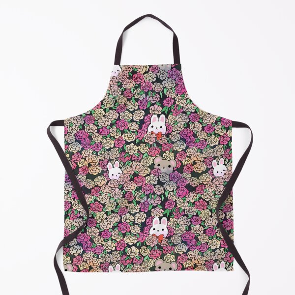 Item preview, Flowers Garden Bunnies and Bears Seamless Pattern Design designed and sold by pastelcafe.