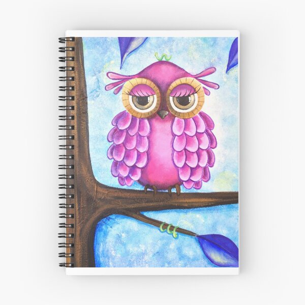 Item preview, Purple Pink Owl designed and sold by KristySBArt.