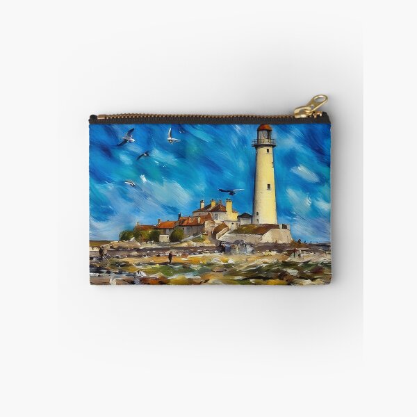 Item preview, Lighthouse and Sea Gulls designed and sold by tomorrowsart.