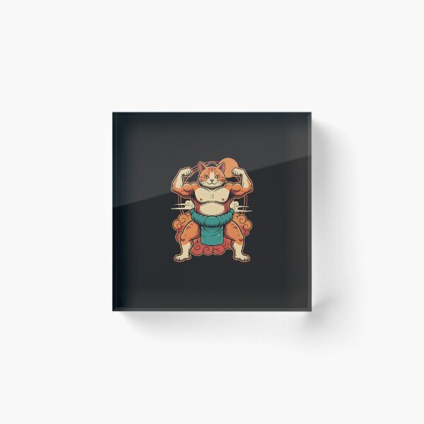 Item preview, Orange Cat Sumo Wrestler Funny Japanese Art Men Women Kids  designed and sold by diyoor.