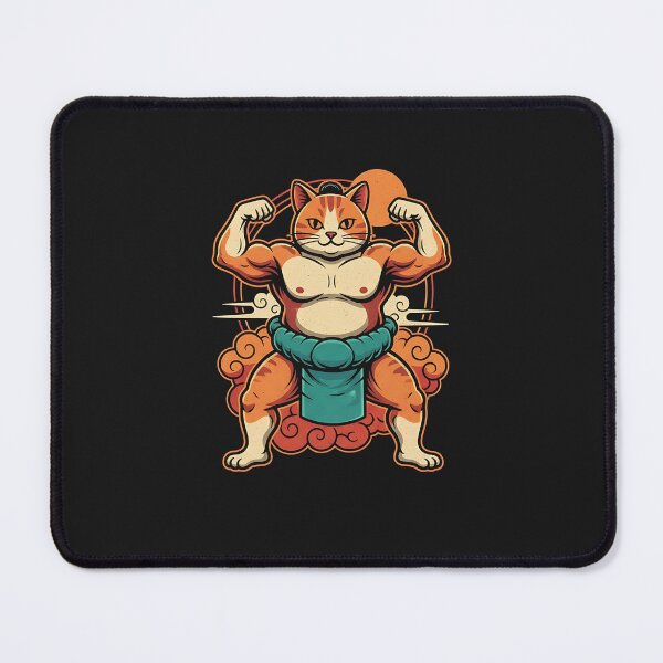 Item preview, Orange Cat Sumo Wrestler Funny Japanese Art Men Women Kids designed and sold by diyoor.