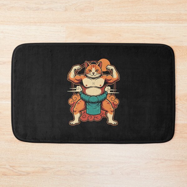 Item preview, Orange Cat Sumo Wrestler Funny Japanese Art Men Women Kids  designed and sold by diyoor.