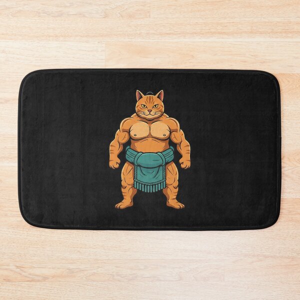 Item preview, Orange Cat Sumo Wrestler Funny Japanese Art Men Women Kids designed and sold by diyoor.