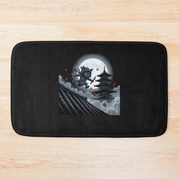 Item preview, Ninja Cat Stealth Attack Japanese Ninja Cat Warrior designed and sold by diyoor.