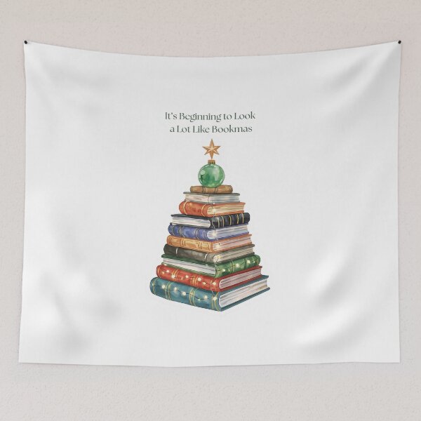 Item preview, It’s Beginning to Look a Lot Like Bookmas designed and sold by CozyinTime.