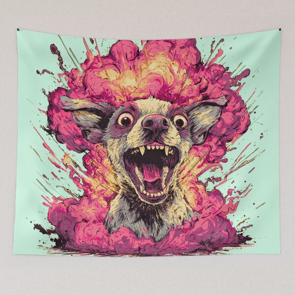 Item preview, Missile Bait Puppy Psycho  designed and sold by Zen Candy 3000 Travis Nicholas Zariwny.
