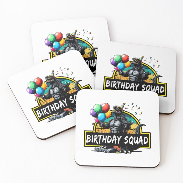 Item preview, Birthday Squad Kaiju Birthday Party Monster Lover  designed and sold by Dodgerrrr299.