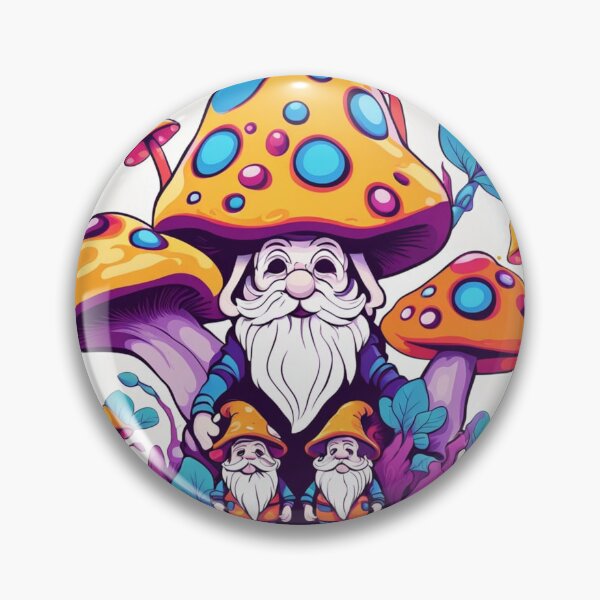 Item preview, Whimsical Gnome Trio Under Spotted Mushrooms designed and sold by T-Shirt Wizards.