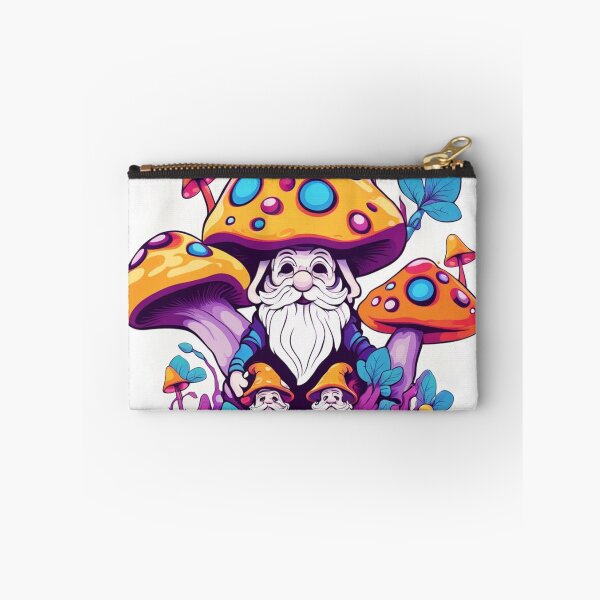 Item preview, Whimsical Gnome Trio Under Spotted Mushrooms designed and sold by T-Shirt Wizards.