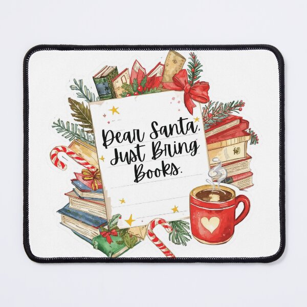 Item preview, Dear Santa, Just Bring Books designed and sold by CozyinTime.