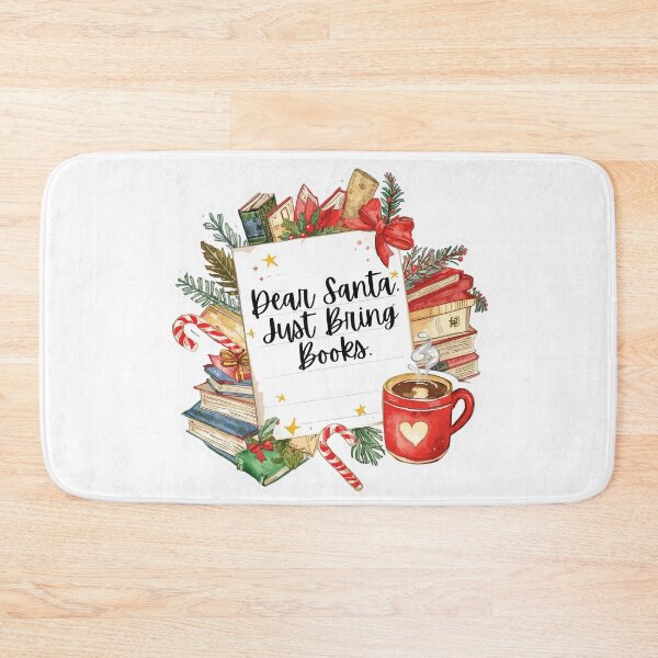 Item preview, Dear Santa, Just Bring Books designed and sold by CozyinTime.