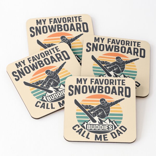 Item preview, Vintage My Favorite Snowboard Buddies Call Me Dad designed and sold by legendaryskins.