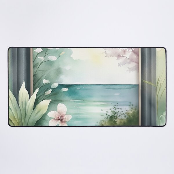 Item preview, Tranquil Tides - Soothing Watercolor Washes for Serene Relaxation Spaces designed and sold by PaintbrushPlace.