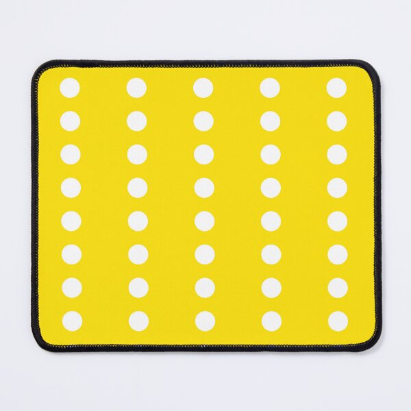 Item preview, White Line Polka Dots on Vivid Yellow designed and sold by POLKAIWERX.