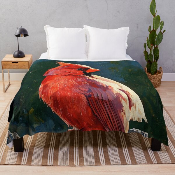 Item preview, Red Cardinal on Fence designed and sold by tomorrowsart.
