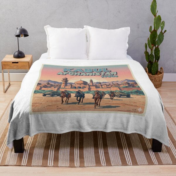 Item preview, Retro Anime Afghanistan Kabul Travel T Shirt Design designed and sold by ANIMEX00.