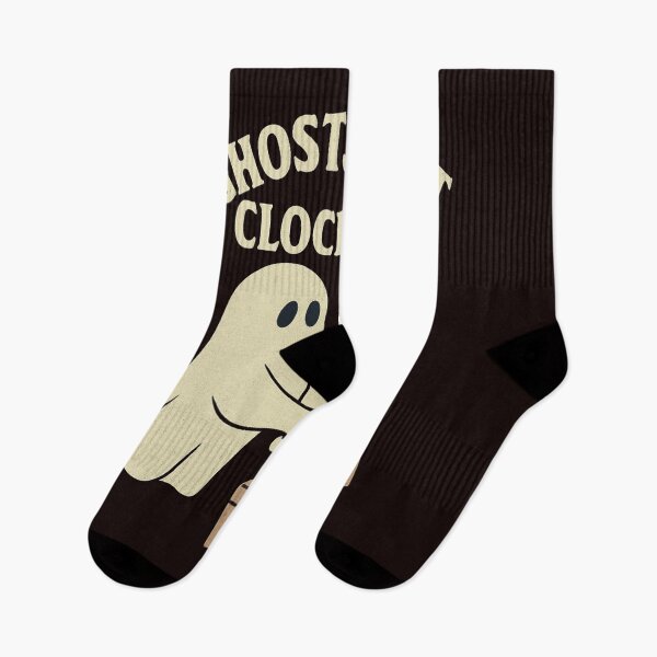 Item preview, Ghosts Don’t Clock Out Vintage Horror Humor for Burnout Souls designed and sold by Artpicto.