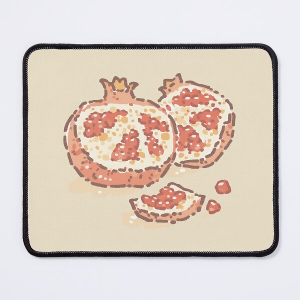 Item preview, Pomegranate, soft watercolor stipple illustration designed and sold by Magnificent Lizard.